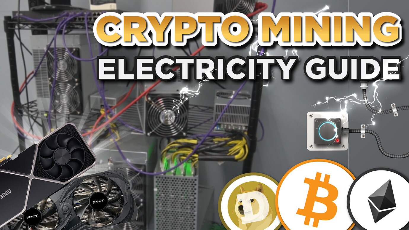 Bitcoin Crypto and GPU Mining Electricity Guide ...