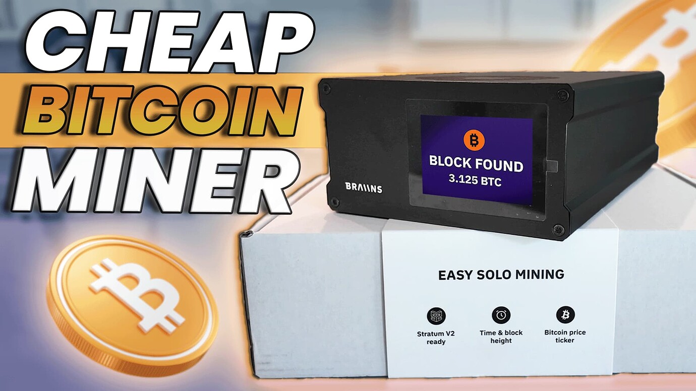 $299 Mini Bitcoin Miner - Braiins BMM-100 Review - VoskCoin YouTube ...