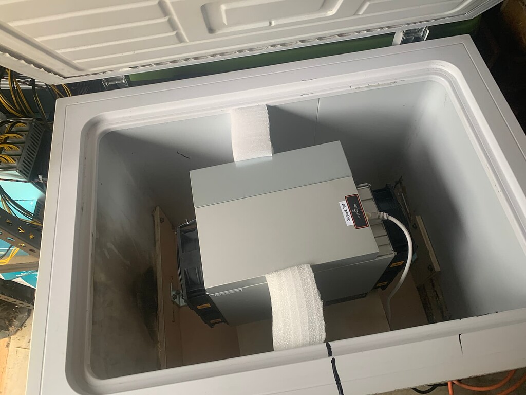 Made a Upstream data black box out of a broken chest freezer 85