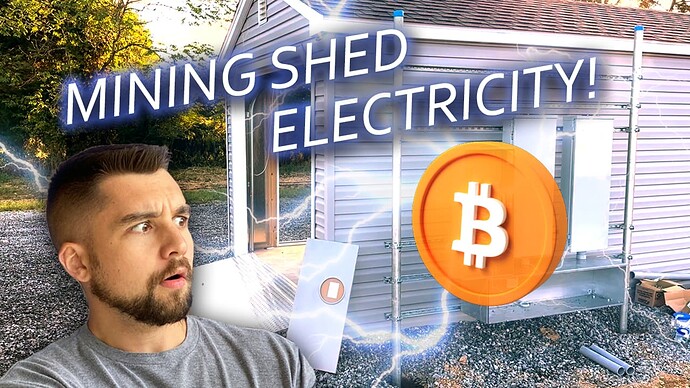 mining shed electricity