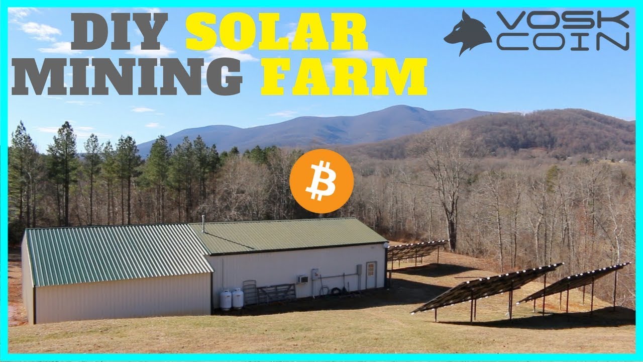 crypto mining solar farm