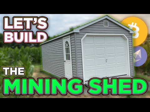 bitcoin mining shed